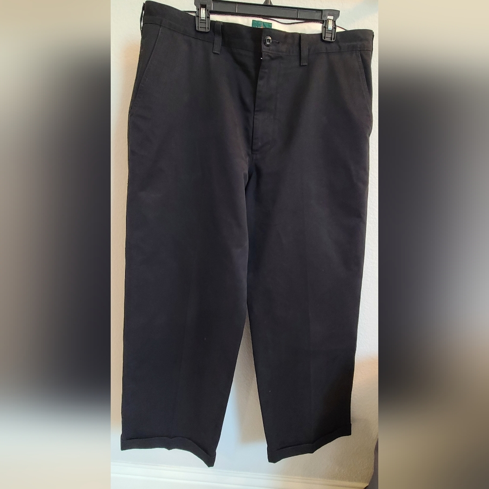 J. Crew Men's Black Chinos